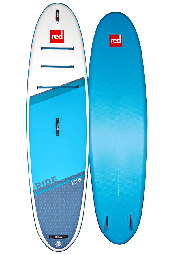 10’6″ RIDE MSL SUP INFLATABLE PADDLE BOARD PACKAGE - RED PADDLE
