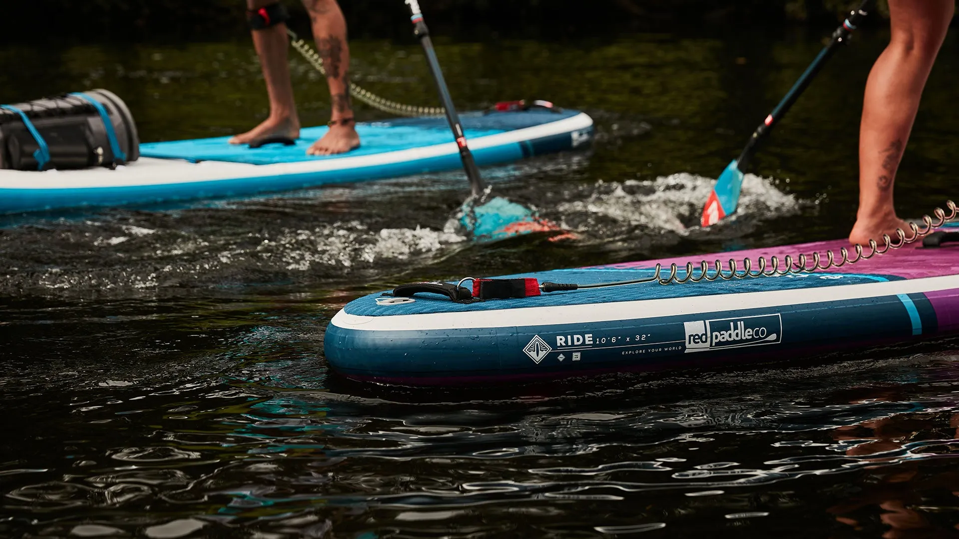 10’6″ RIDE MSL SUP INFLATABLE PADDLE BOARD PACKAGE - RED PADDLE