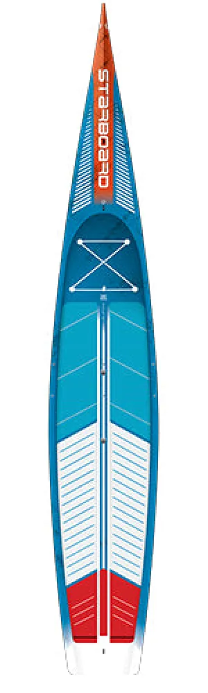 2025 STARBOARD SUP 14'0" X 27.5" SPRINT EXPEDITION BLUE CARBON SUP BOARD