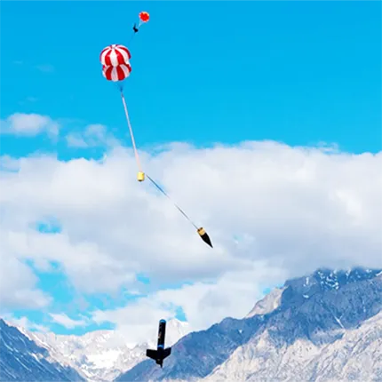 36" Compact Elliptical Parachute - 4.8lb at 20fps