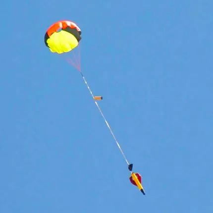 36" Compact Elliptical Parachute - 4.8lb at 20fps