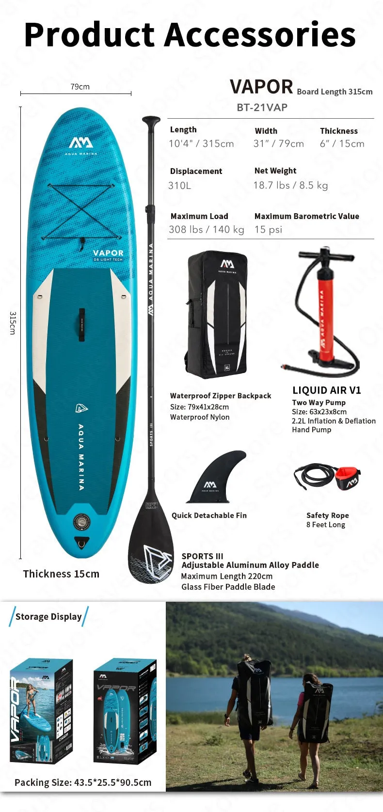 AQUA MARINA Standing Board