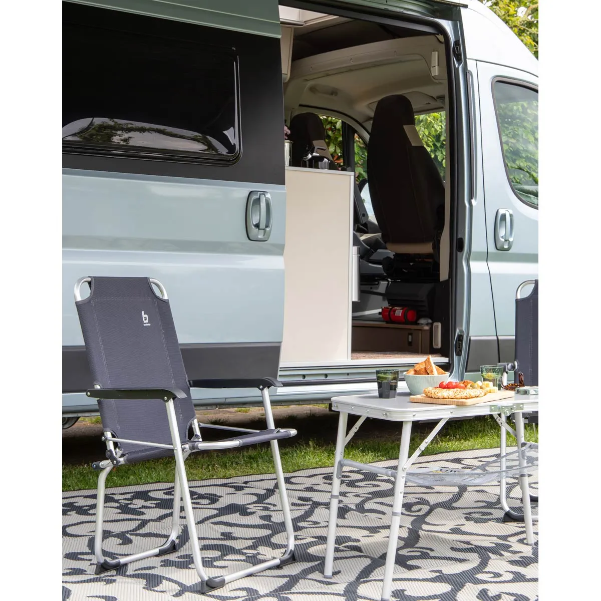 Bo-Camp Chair Copa Rio L Aluminium Graphite