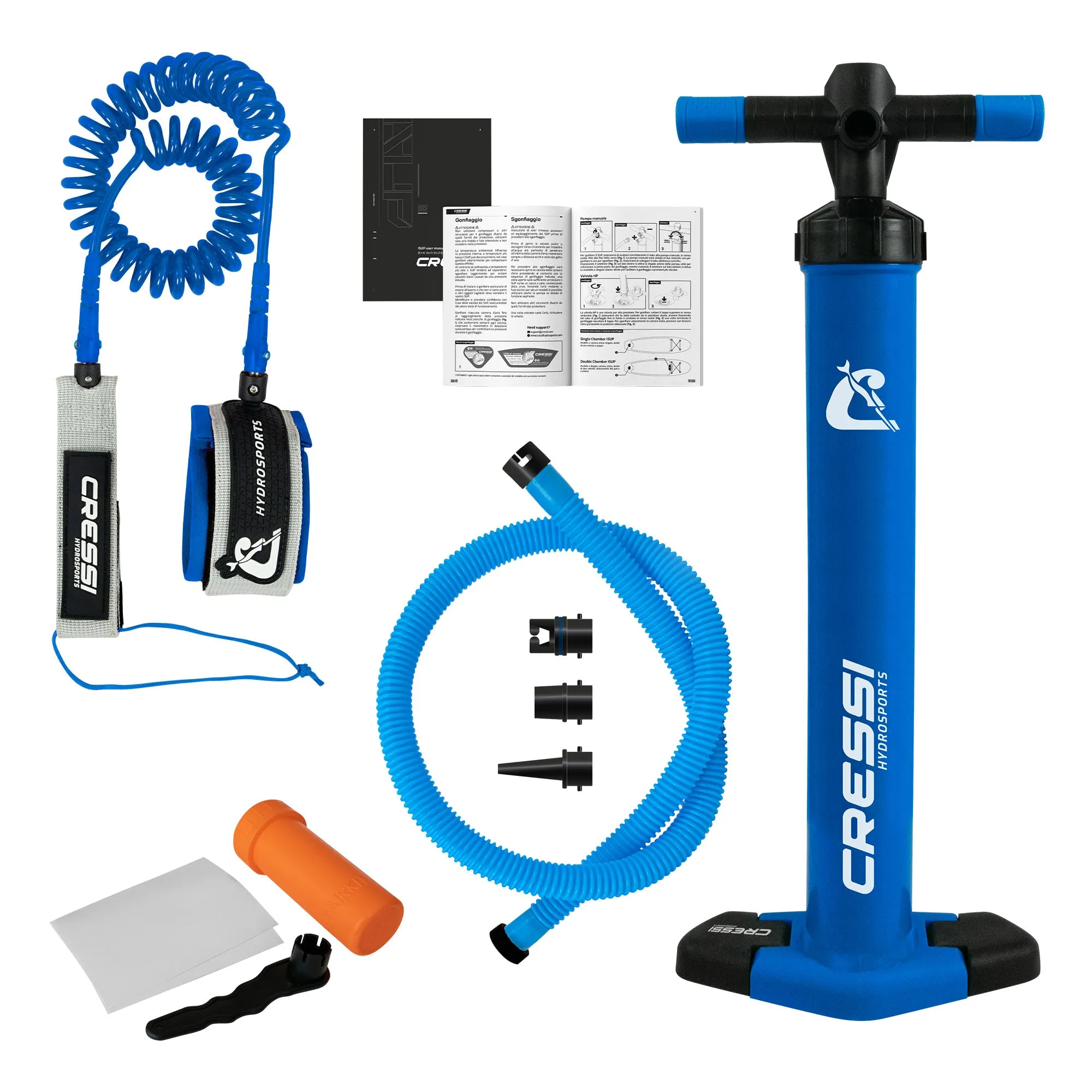 Cressi Window Inflatable Stand Up Paddleboard Set, Blue, 10'2"