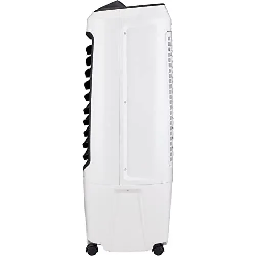 Honeywell 2.6 Gallon Indoor Portable Evaporative Air Cooler for Garage, Basement, Attic, 115V, for up to 120 Sq. Ft. with Remote, Quiet, Low Energy, Compact, White