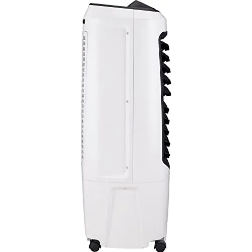 Honeywell 2.6 Gallon Indoor Portable Evaporative Air Cooler for Garage, Basement, Attic, 115V, for up to 120 Sq. Ft. with Remote, Quiet, Low Energy, Compact, White