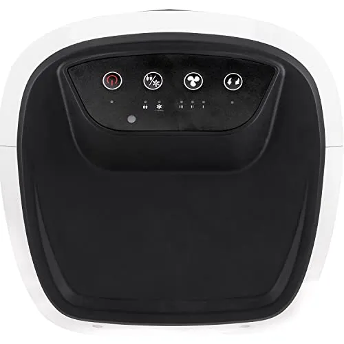 Honeywell 2.6 Gallon Indoor Portable Evaporative Air Cooler for Garage, Basement, Attic, 115V, for up to 120 Sq. Ft. with Remote, Quiet, Low Energy, Compact, White