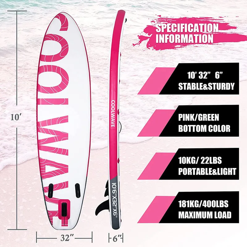 Inflatable Stand Up Paddle Board for Surfing Yoga Fishing