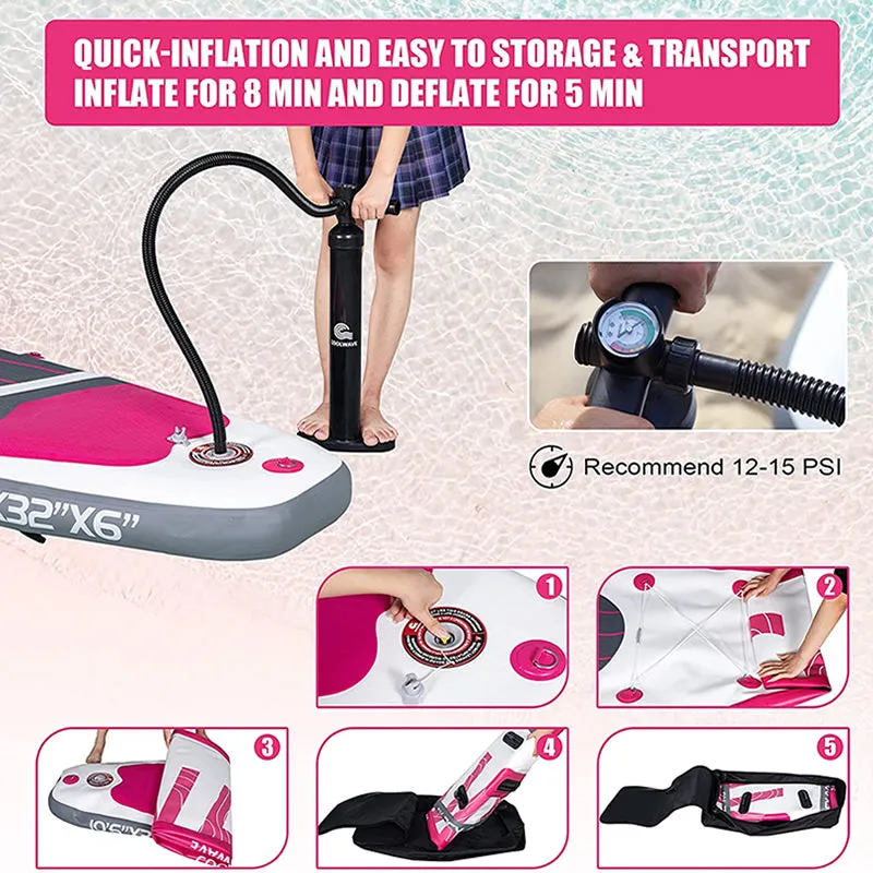 Inflatable Stand Up Paddle Board for Surfing Yoga Fishing