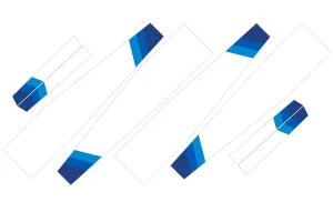 Nexa 2500mm Motorspatz Glider Wing Set Covering - Blue