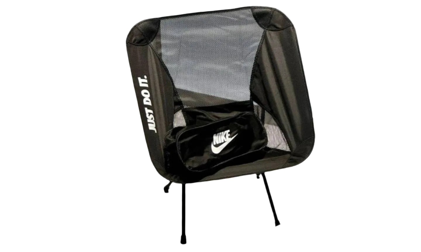 Nike Outdoor Camping Hiking Folding Moon Chair Hongkong Exclusive Black