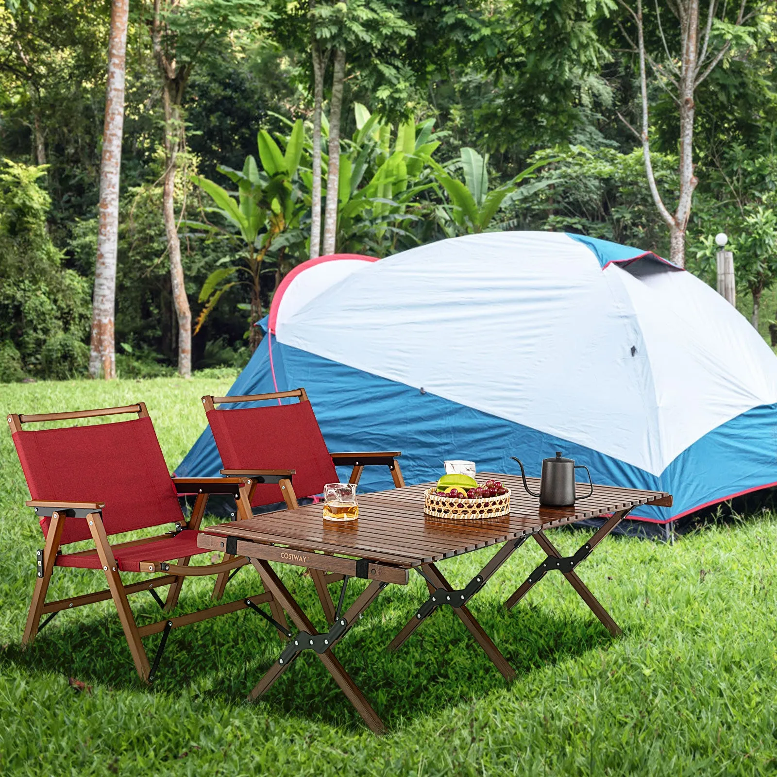 NNECW Patio Folding Portable Outdoor Chair for Camping Fishing Picnic-1 piece