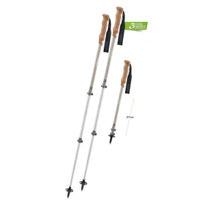 Ridgehiker Cork Powerlock Compact Trekking Poles