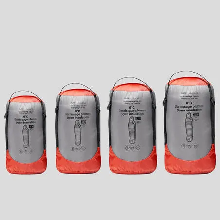 Trekking sleeping bag mt900 0°c down